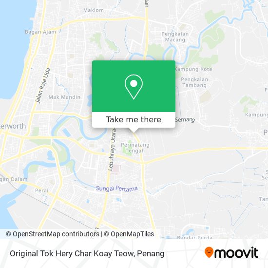 Original Tok Hery Char Koay Teow map