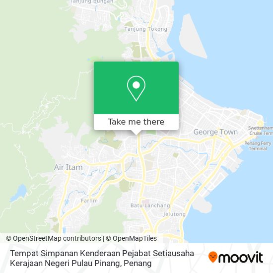 Tempat Simpanan Kenderaan Pejabat Setiausaha Kerajaan Negeri Pulau Pinang map
