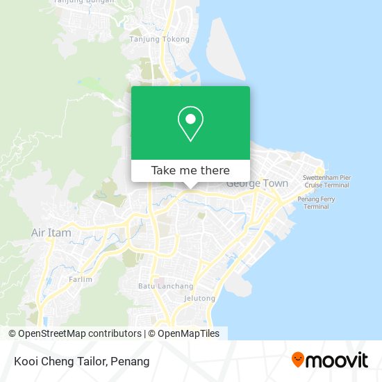 Kooi Cheng Tailor map