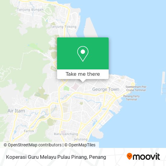 Koperasi Guru Melayu Pulau Pinang map