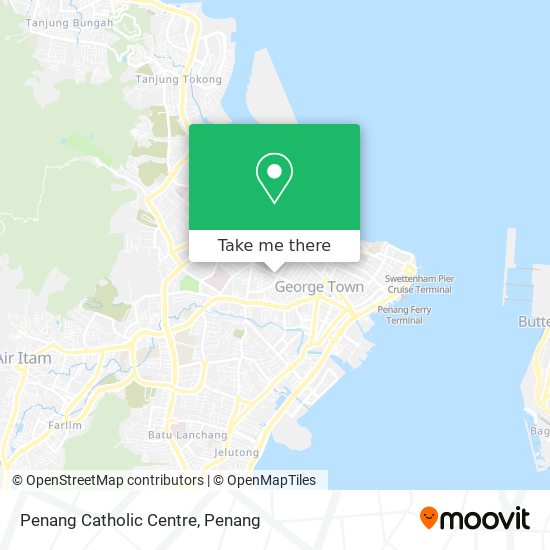 Penang Catholic Centre map