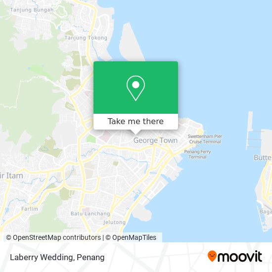 Laberry Wedding map