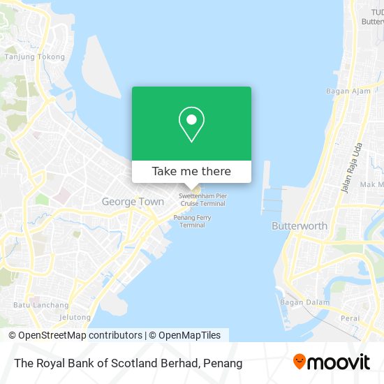 The Royal Bank of Scotland Berhad map
