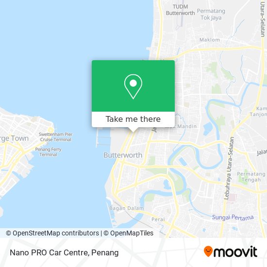 Nano PRO Car Centre map