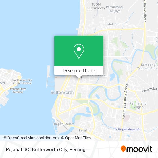 Pejabat JCI Butterworth City map