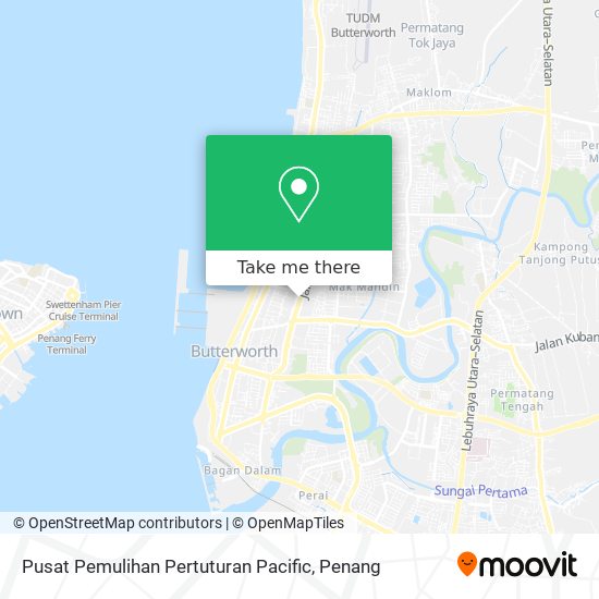 Pusat Pemulihan Pertuturan Pacific map