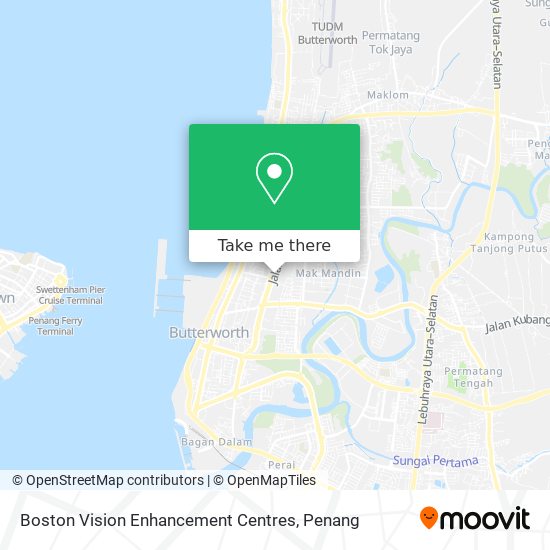 Boston Vision Enhancement Centres map