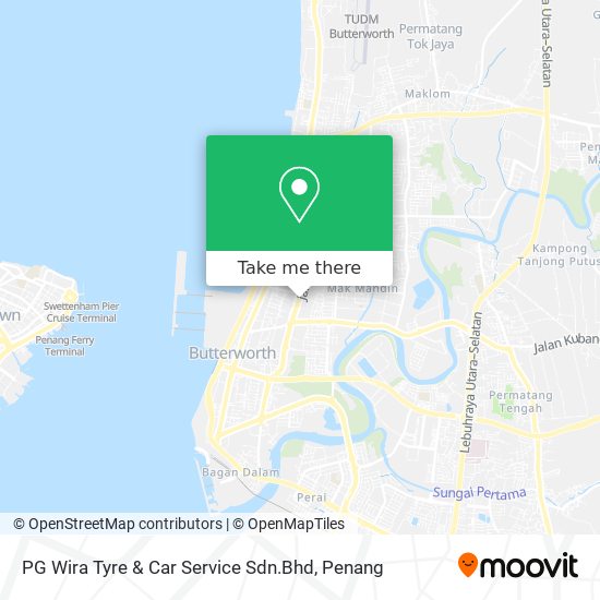 PG Wira Tyre & Car Service Sdn.Bhd map
