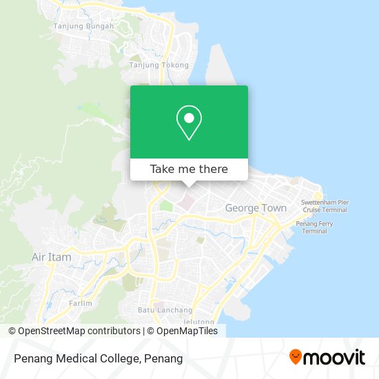 Penang Medical College map