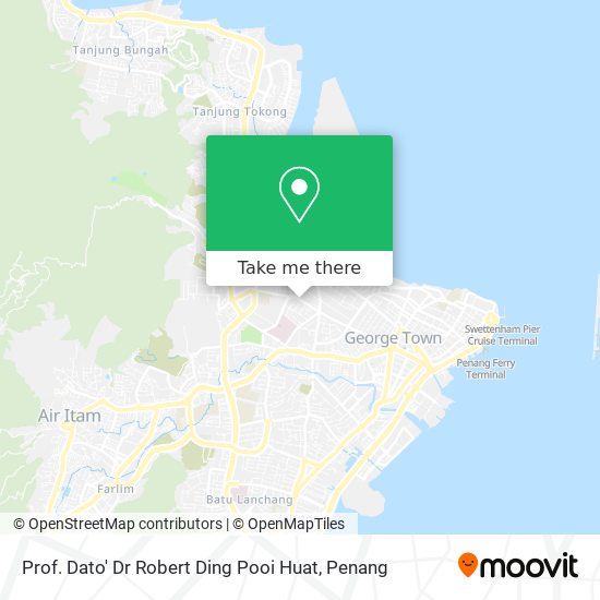 Prof. Dato' Dr Robert Ding Pooi Huat map