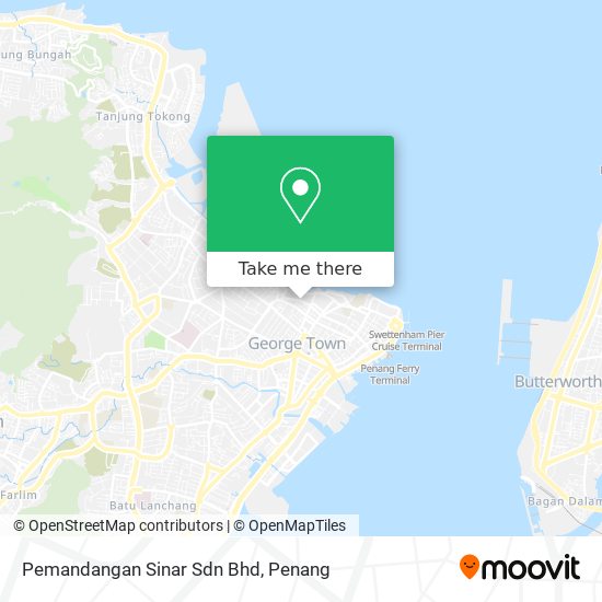 Pemandangan Sinar Sdn Bhd map