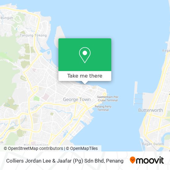 Colliers Jordan Lee & Jaafar (Pg) Sdn Bhd map