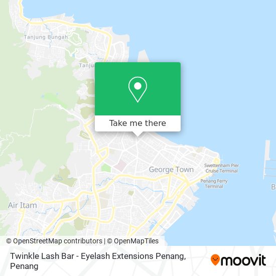 Twinkle Lash Bar - Eyelash Extensions Penang map