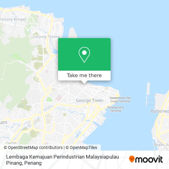 Lembaga Kemajuan Perindustrian Malaysiapulau Pinang map