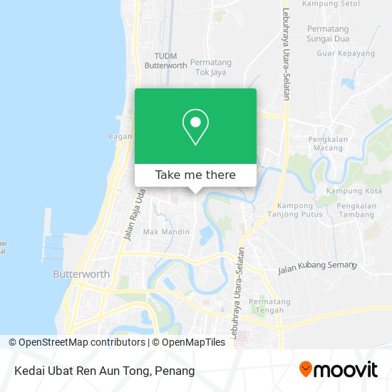 Kedai Ubat Ren Aun Tong map