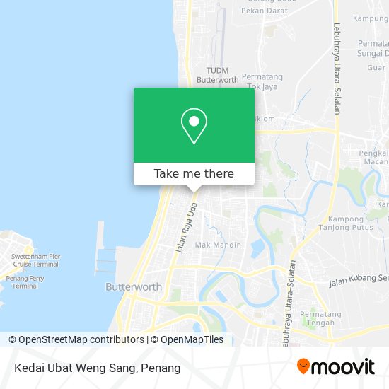 Kedai Ubat Weng Sang map