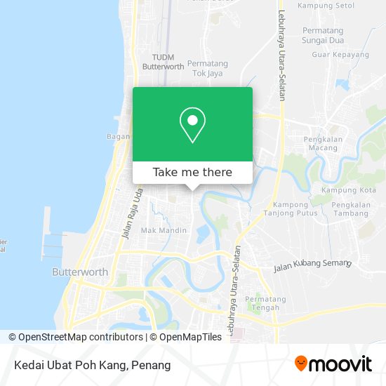 Kedai Ubat Poh Kang map