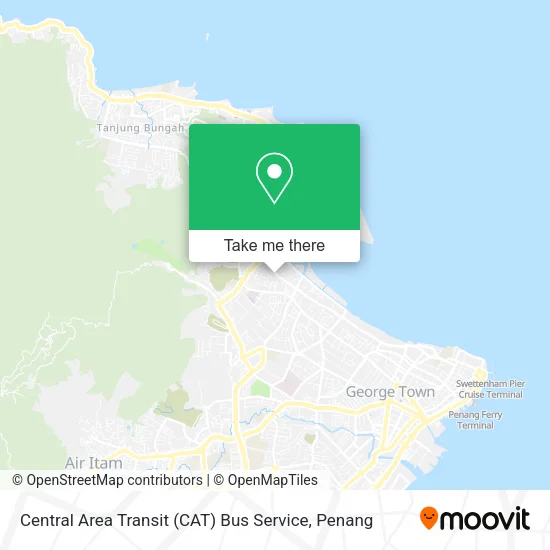 Central Area Transit (CAT) Bus Service map