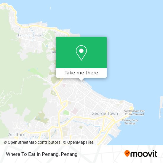 Where To Eat in Penang map