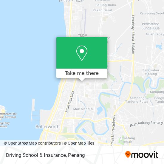 Driving School & Insurance map