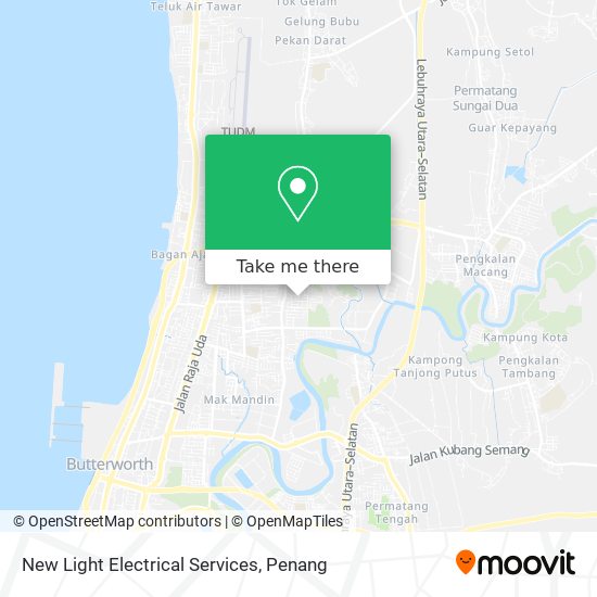 New Light Electrical Services map