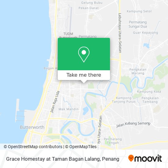Grace Homestay at Taman Bagan Lalang map