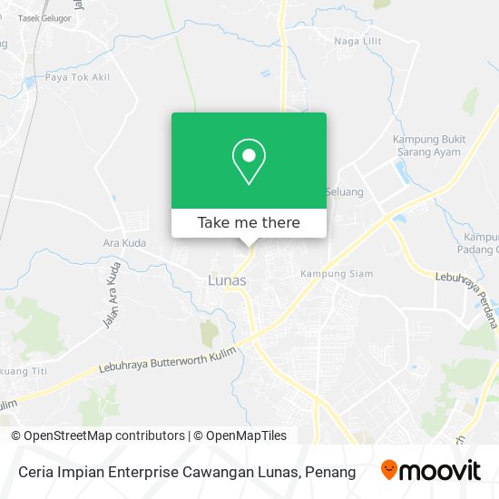 Ceria Impian Enterprise Cawangan Lunas map