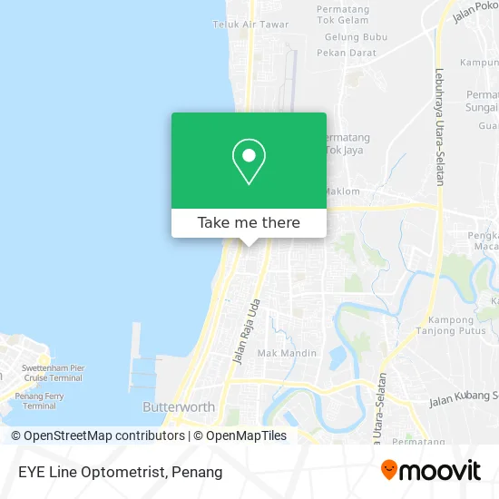 EYE Line Optometrist map
