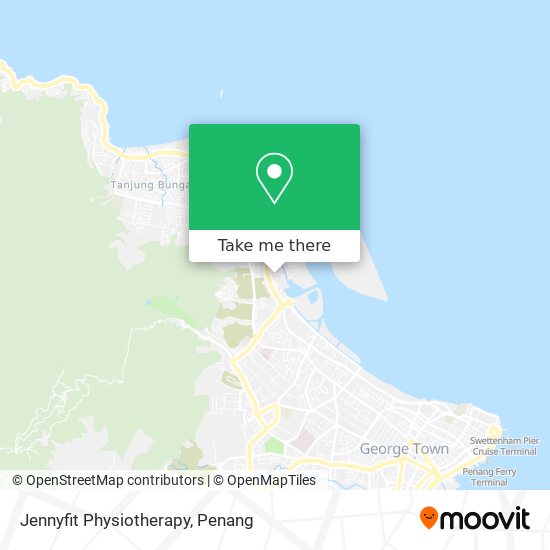 Jennyfit Physiotherapy map