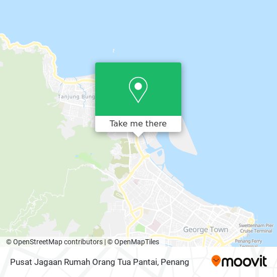 Peta Pusat Jagaan Rumah Orang Tua Pantai