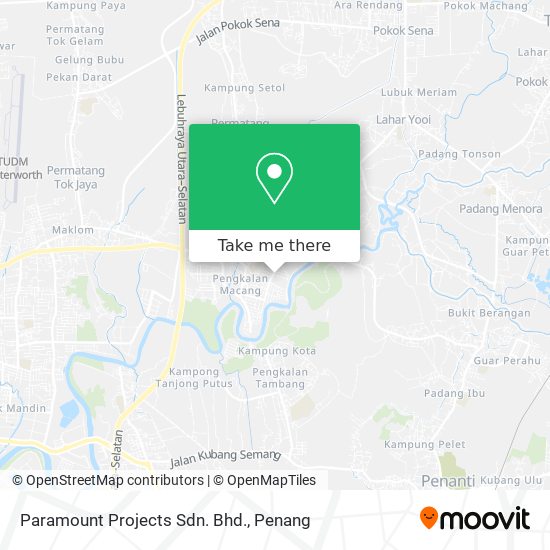 Paramount Projects Sdn. Bhd. map