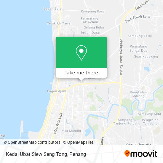 Peta Kedai Ubat Siew Seng Tong