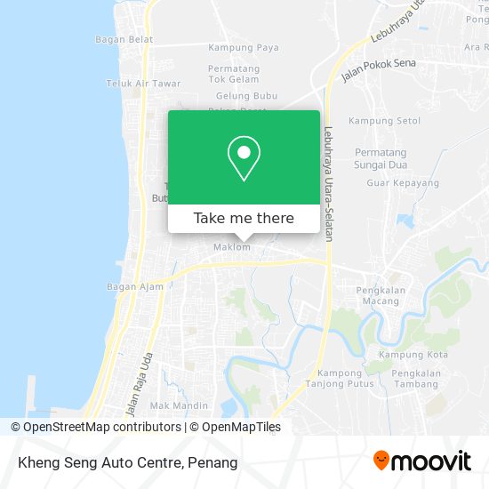 Peta Kheng Seng Auto Centre