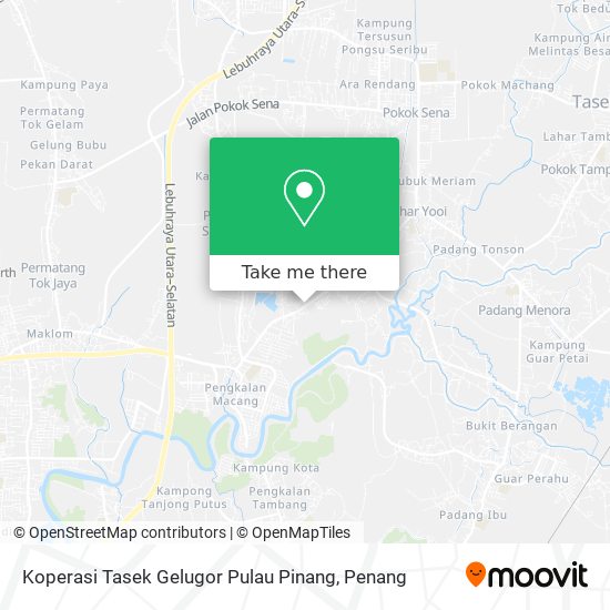 Koperasi Tasek Gelugor Pulau Pinang map