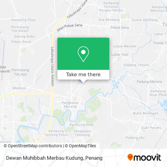 Peta Dewan Muhibbah Merbau Kudung