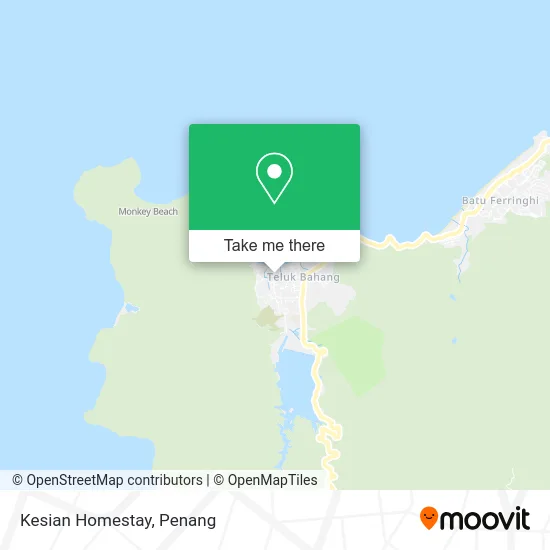 Kesian Homestay map
