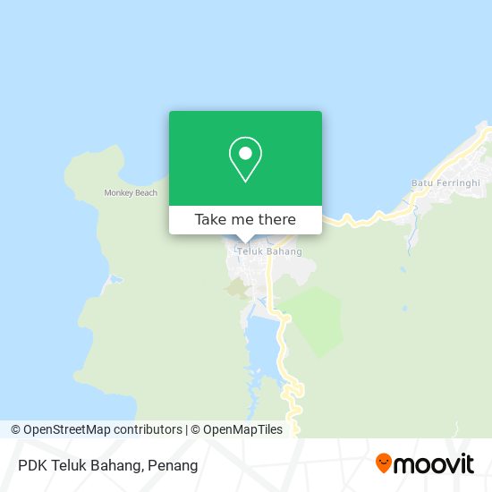 PDK Teluk Bahang map