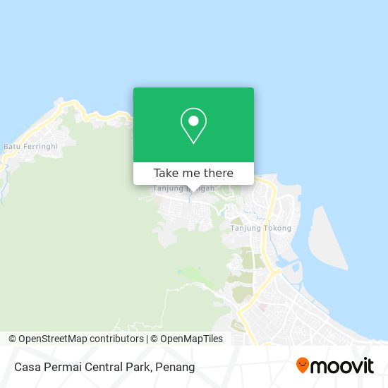 Casa Permai Central Park map