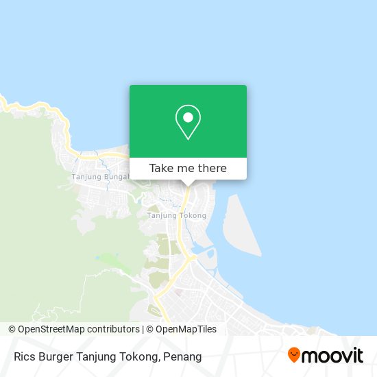 Rics Burger Tanjung Tokong map