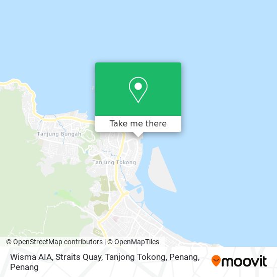 Peta Wisma AIA, Straits Quay, Tanjong Tokong, Penang