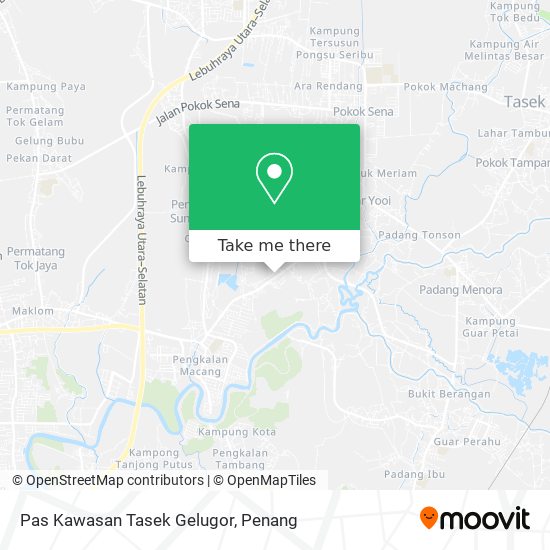 Pas Kawasan Tasek Gelugor map