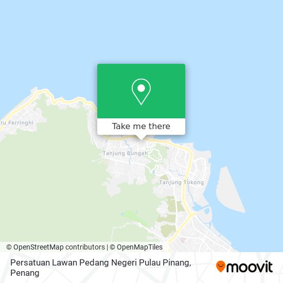 Peta Persatuan Lawan Pedang Negeri Pulau Pinang