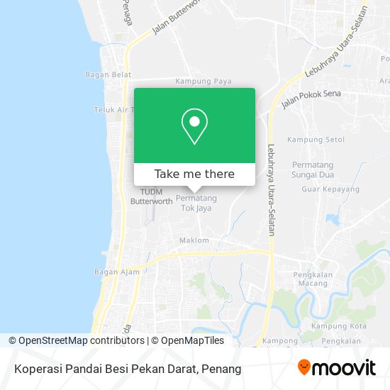 Peta Koperasi Pandai Besi Pekan Darat