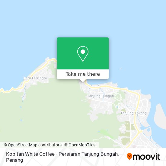 Peta Kopitan White Coffee - Persiaran Tanjung Bungah