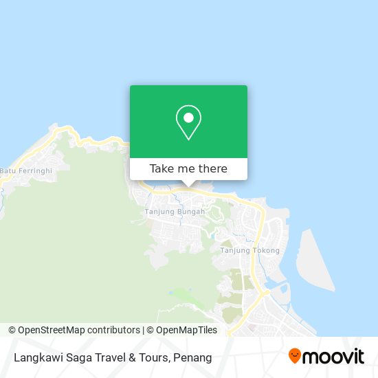 Peta Langkawi Saga Travel & Tours