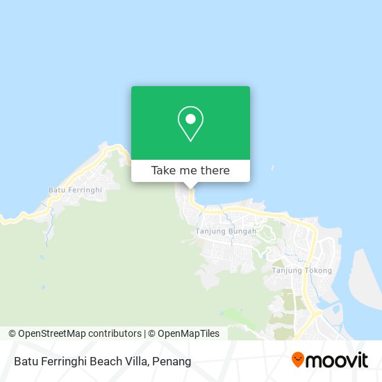 Peta Batu Ferringhi Beach Villa