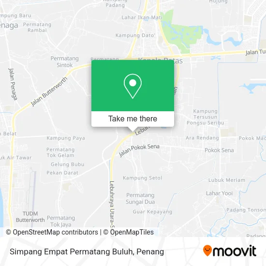 Simpang Empat Permatang Buluh map