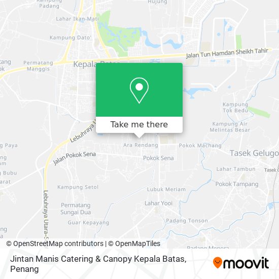 Jintan Manis Catering & Canopy Kepala Batas map