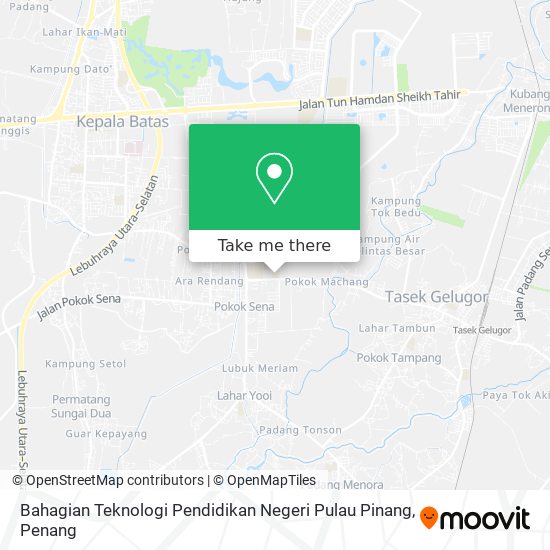 Peta Bahagian Teknologi Pendidikan Negeri Pulau Pinang