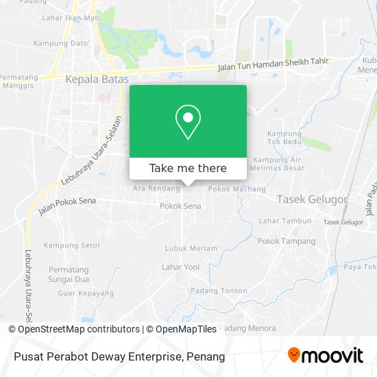 Pusat Perabot Deway Enterprise map